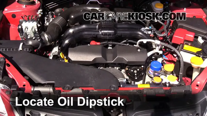 2014 Subaru Forester 2.5i Premium 2.5L 4 Cyl. Wagon (4 Door) Oil Check Oil Level